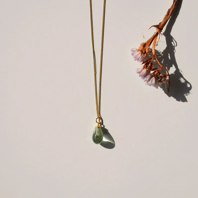 You deserve it. Necklace - Turquoise