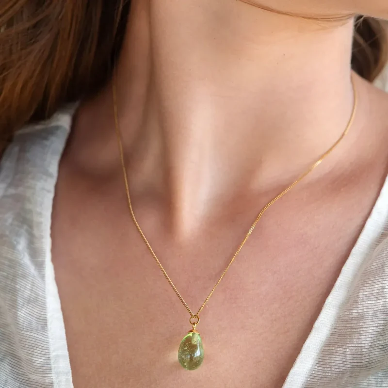 You deserve it. Necklace - Turquoise - Image 2