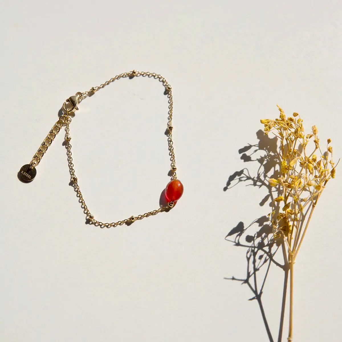 Bracelet Orange - You inspire me (3 pcs)