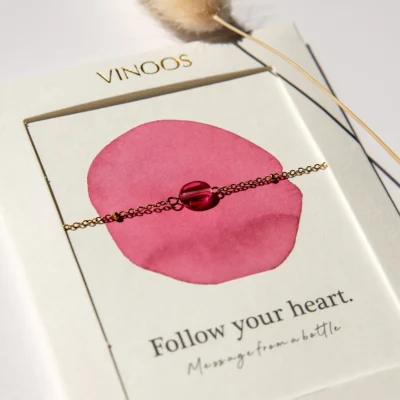 ARMBAND FUCHSIA - FOLLOW YOUR HEART (3-teiliges Set)